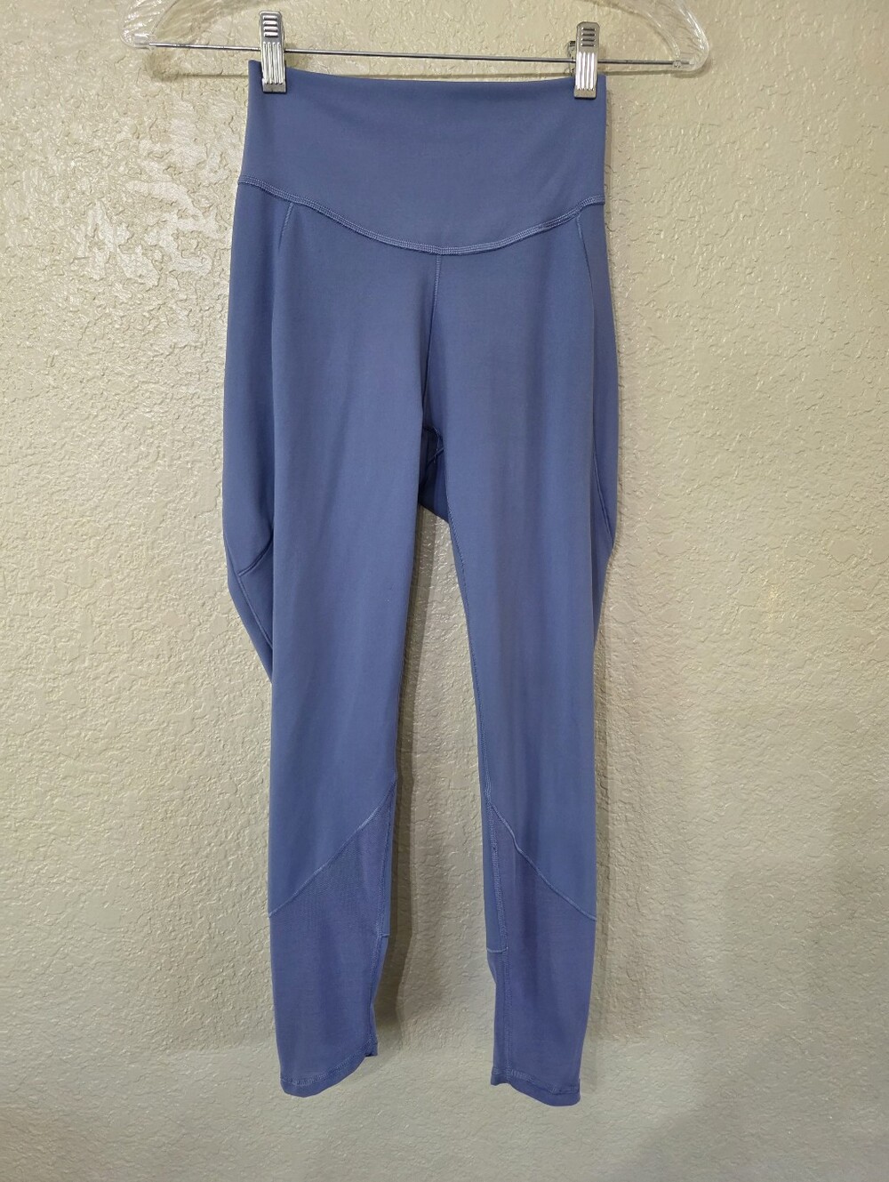 Adidas High-Waist Blue Performance Leggings